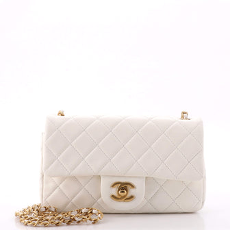 Pearl Crush Flap Bag Quilted Lambskin Mini