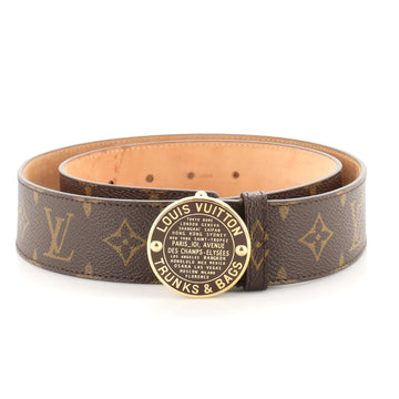 Louis Vuitton Trunks and Bags Belt Monogram Canvas Wide