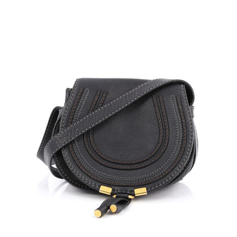 Chloe Marcie Crossbody Bag Leather Small Black 1943301
