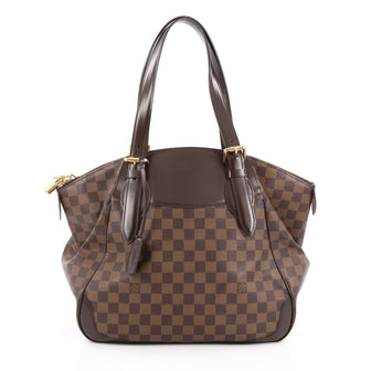 Louis Vuitton Verona Handbag Damier GM Brown 1943401