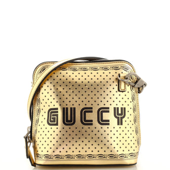 Gucci Dome Crossbody Bag Limited Edition Printed Leather Mini
