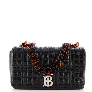 Burberry Lola Shoulder Bag Quilted Lambskin Small