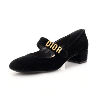 Christian Dior Women's Baby-D Ballerina Pumps Velvet