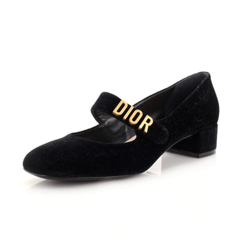 Christian Dior Women's Baby-D Ballerina Pumps Velvet