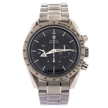Omega Speedmaster Broad Arrow Chronograph Manual Watch Stainless Steel 42
