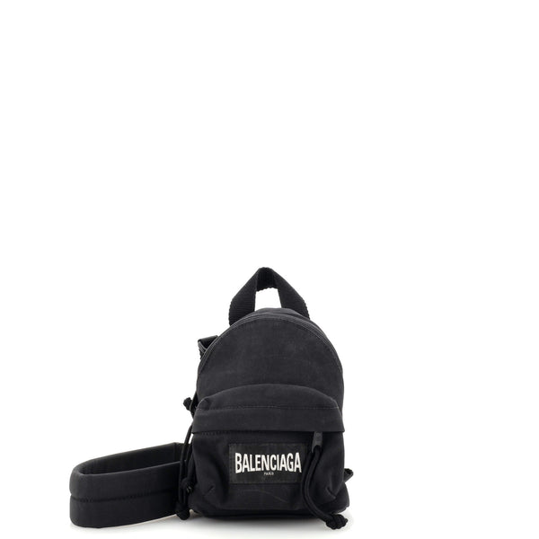 Balenciaga Oversized Mini Backpack Nylon Black 1944161