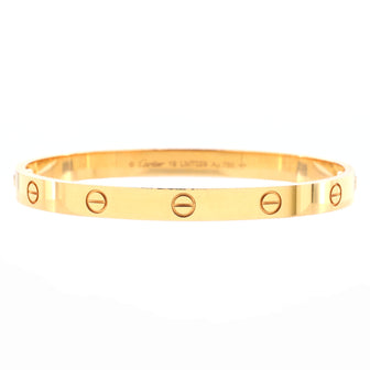 Cartier Love Bracelet 18K Yellow Gold