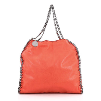 Stella McCartney Falabella Tote Shaggy Deer Small Red 1944407