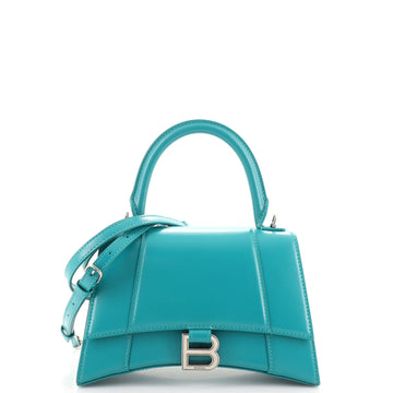 Balenciaga Hourglass Top Handle Bag Leather Small