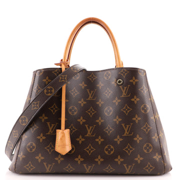 Louis Vuitton Montaigne Handbag Monogram Canvas MM