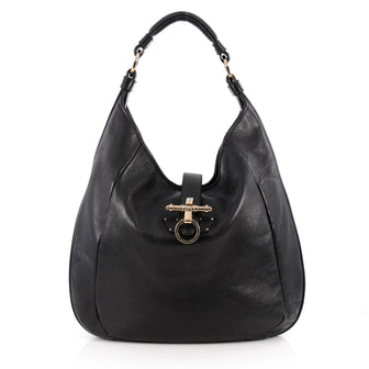 Givenchy Obsedia Hobo Leather Large Black