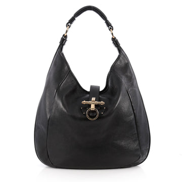 Givenchy Obsedia Hobo Leather Large Black