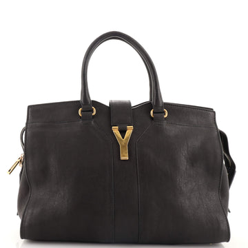 Saint Laurent Chyc Cabas Tote Leather Medium