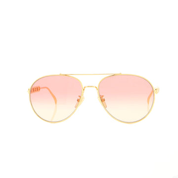 My LV Chain Pilot Aviator Sunglasses Metal
