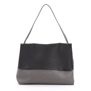 Celine All Soft Tote Leather Gray 1944901