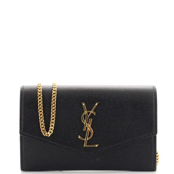 Saint Laurent Uptown Chain Wallet Leather