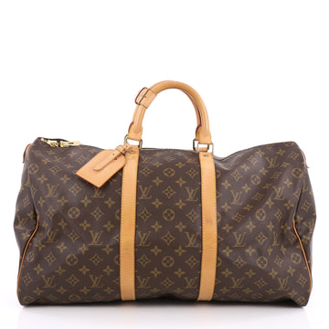 Louis Vuitton Keepall Bag Monogram Canvas 50 Brown 1945001