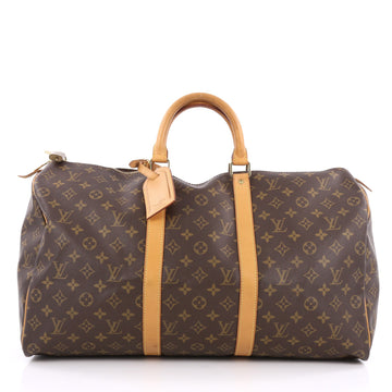 Louis Vuitton Keepall Bag Monogram Canvas 50 Brown 1945013