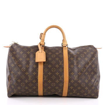Louis Vuitton Keepall Bag Monogram Canvas 50 Brown 1945014