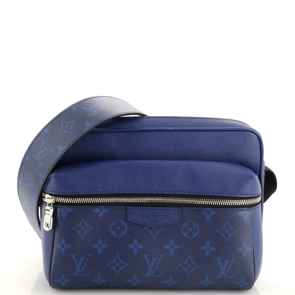 Louis Vuitton Outdoor Messenger Monogram Taigarama Blue 1945131