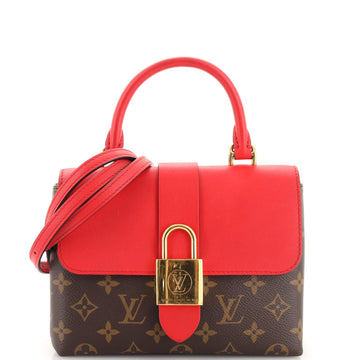 Louis Vuitton Locky Handbag Monogram Canvas with Leather BB