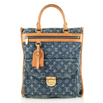 Louis Vuitton Sac Plat Bag Denim