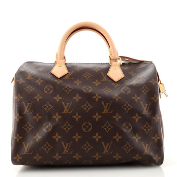 Louis Vuitton Speedy Handbag Monogram Canvas 30
