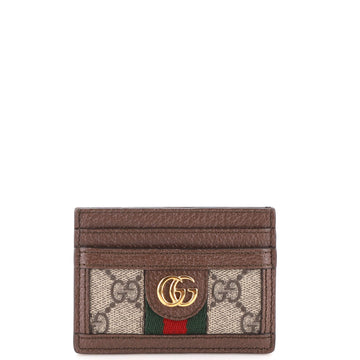Gucci Ophidia Card Holder GG Coated Canvas