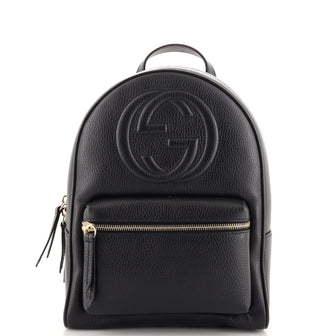 Gucci Soho Chain Backpack (Outlet) Leather