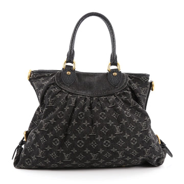 Louis Vuitton Neo Cabby Handbag Denim GM Black 1946902