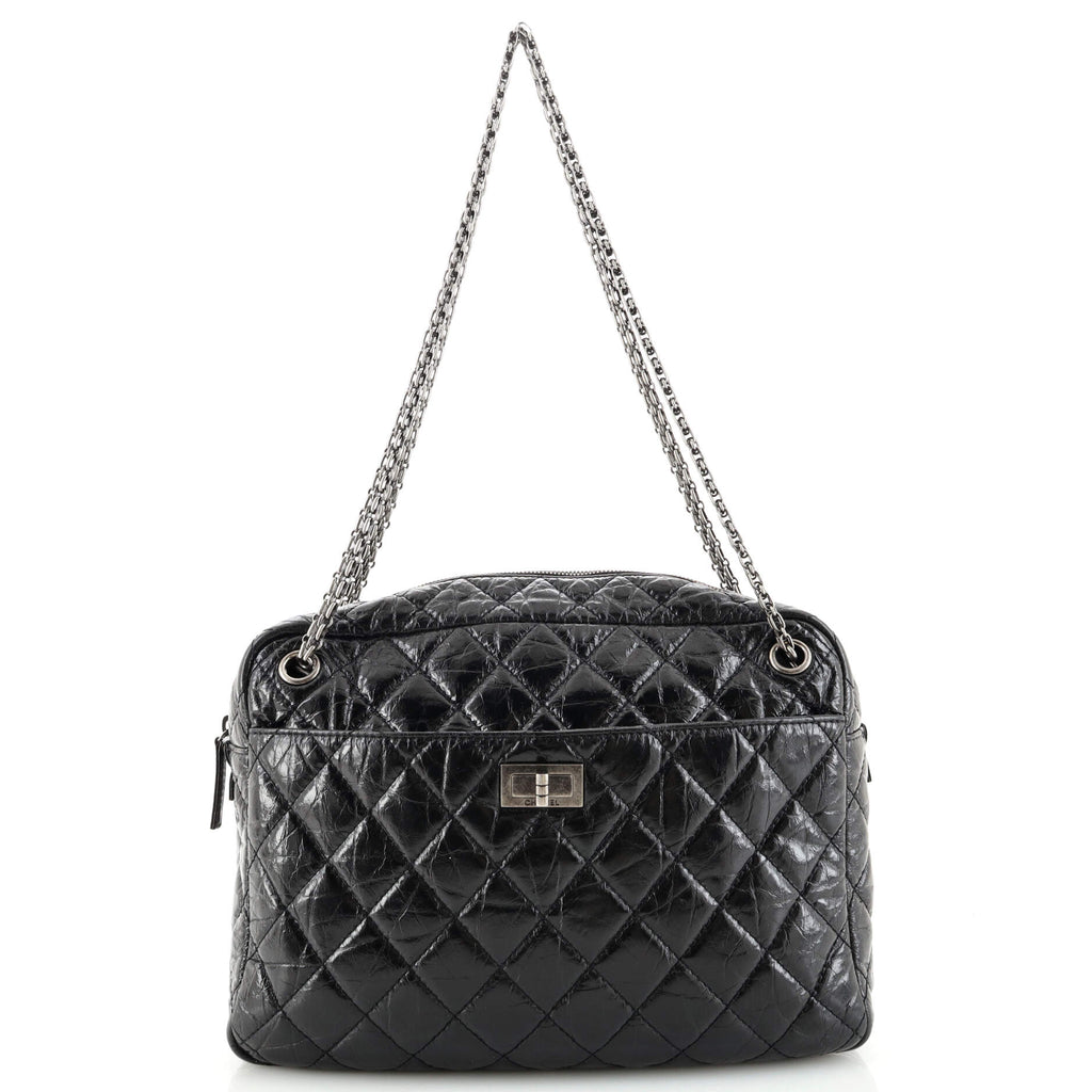 Chanel Reissue Camera Bag Quilted Aged Calfskin Large Black 1947311