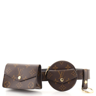 Louis Vuitton Daily Multi Pocket 30 MM Belt Bag Brown 80