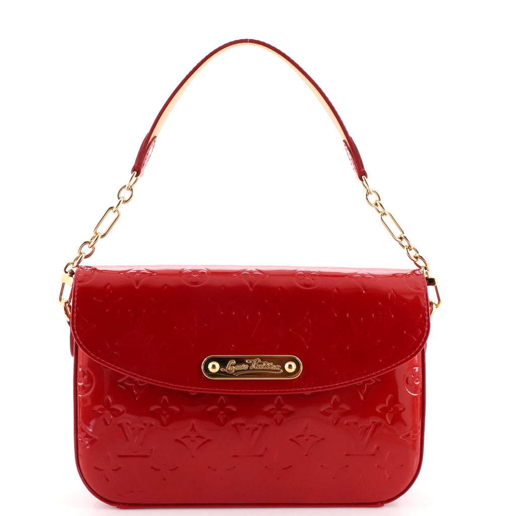 Louis Vuitton Rodeo Drive Handbag Monogram Vernis Red 1947391