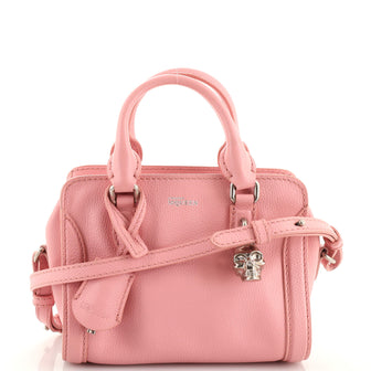 Alexander McQueen Padlock Zip Around Tote Leather Mini