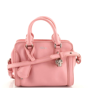 Alexander McQueen Padlock Zip Around Tote Leather Mini