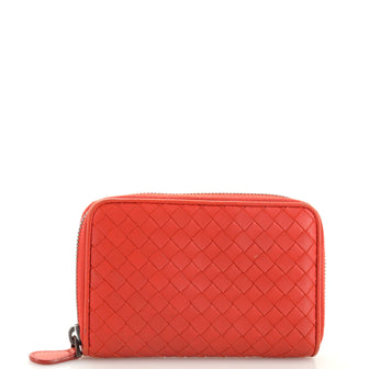 Bottega Veneta Zip Around Wallet Intrecciato Nappa Long