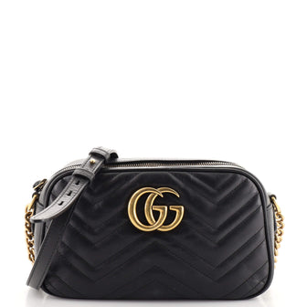Gucci GG Marmont Shoulder Bag Matelasse Leather Small