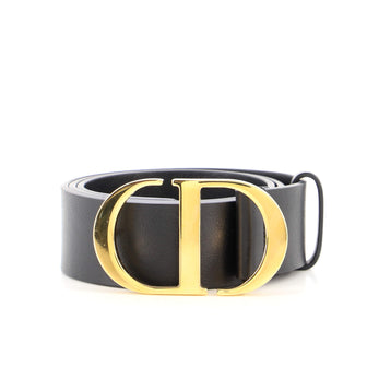 Christian Dior 30 Montaigne Belt Leather Wide
