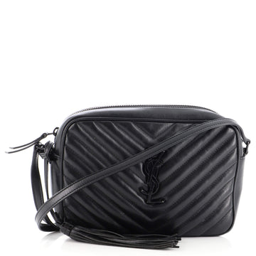 Saint Laurent Lou Camera Bag Matelasse Chevron Leather Small
