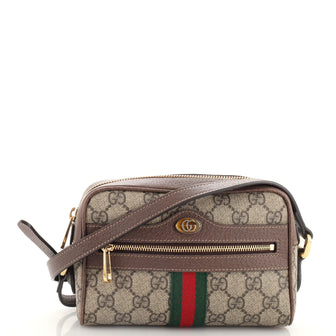 Gucci Ophidia Shoulder Bag GG Coated Canvas Mini