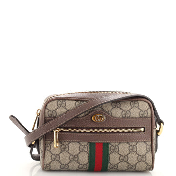 Gucci Ophidia Shoulder Bag GG Coated Canvas Mini