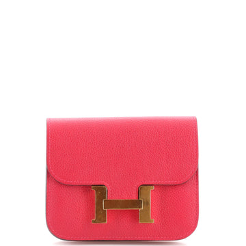 Hermes Constance Slim Wallet Evercolor
