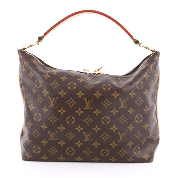 Louis Vuitton Sully Handbag Monogram Canvas PM Brown