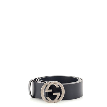 Gucci Interlocking G Belt (Outlet) Leather Wide