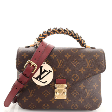 Louis Vuitton Braided Handle Pochette Metis Monogram Canvas