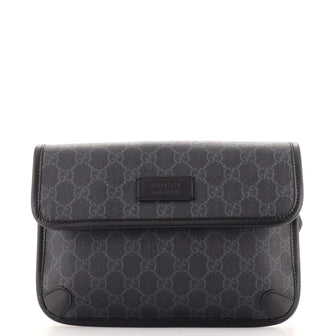 Gucci Neo Vintage Flap Belt Bag GG Coated Canvas