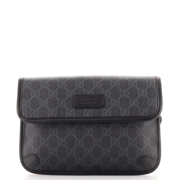 Gucci Neo Vintage Flap Belt Bag GG Coated Canvas