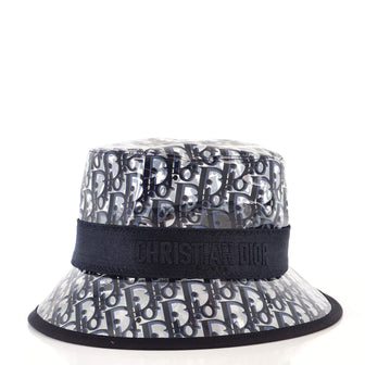 Christian Dior French Brim Bucket Hat Transparent Oblique