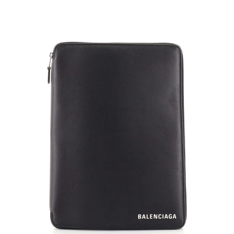 Balenciaga Everyday Zip Around Document Organizer Leather
