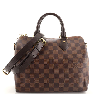 Louis Vuitton Speedy Bandouliere Bag Damier 25